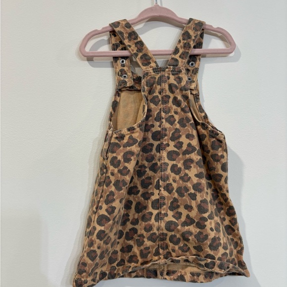 H&M Tan Leopard Print Overall Dress - Picture 3 of 4